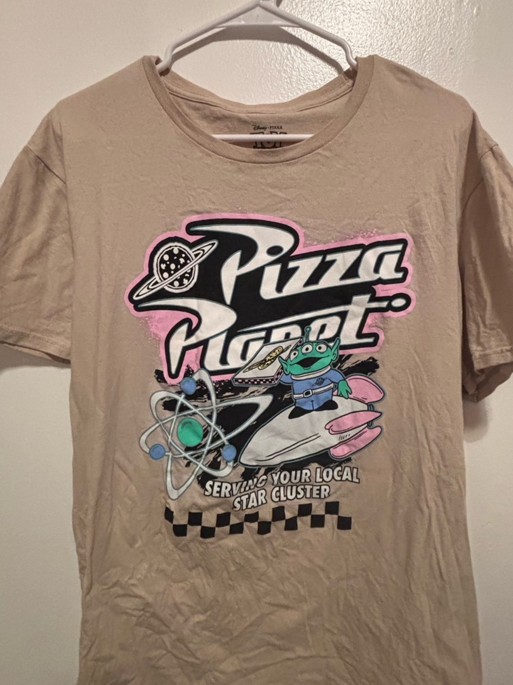 DISNEY TOY STORY PIZZA PLANET T-SHIRT L